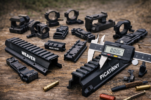 Чем отличается Вивер от Пикатинни планки: разница без мифов