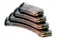 Магазин Pufgun для АКМ, Сайга-МК, ВПО (7.62x39) с сухарем на 10, прозрачный