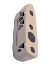 Тыльник для АК-74М А-12 Сайга с пластиковым складным прикладом Alfa Arms, Тип 2 песочный