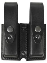 Подсумок (пенал) кожаный для двух магазинов ПЯ, Викинг, GP T10, GP T12, ГШ-18, Гроза-041