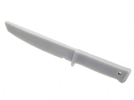 Нож тренировочный полиуретановый, серый фото