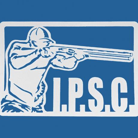 Наклейка IPSC Ружье STD фото