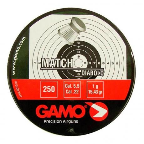 Пули пневматические GAMO MATCH 5,5мм, 1,0г фото