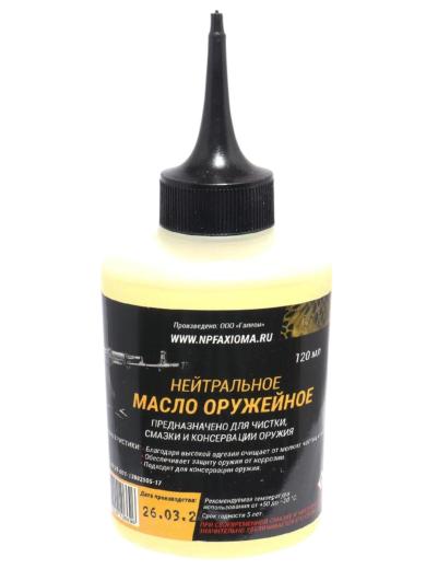 Масло оружейное нейтральное 120 мл фото