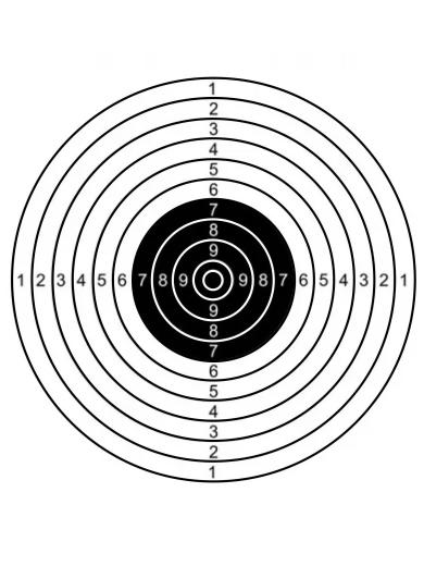 Мишень 50 шт для пневматики 25 фото