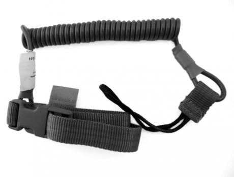 Шнур пистолетный (тренчик) усиленный шлевка-петля серый фото