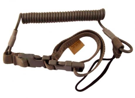 Шнур пистолетный (тренчик) усиленный фастекс-петля серый фото