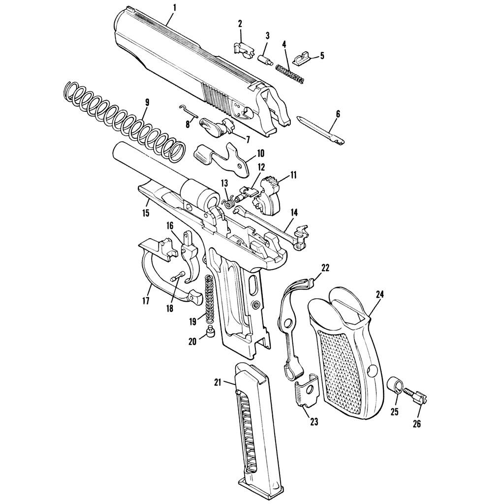 Пистолет Макарова взрыв схема